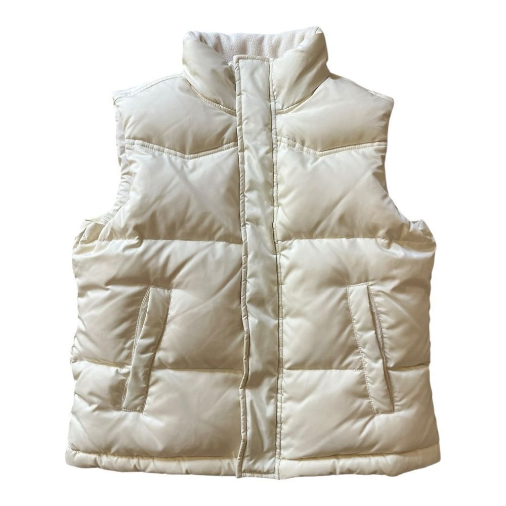 Ralph Lauren Cream Puffer Vest